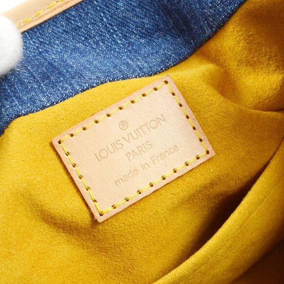 Louis Vuitton Blue Monogram Denim Pleaty Handbag - Picture 2 of 8